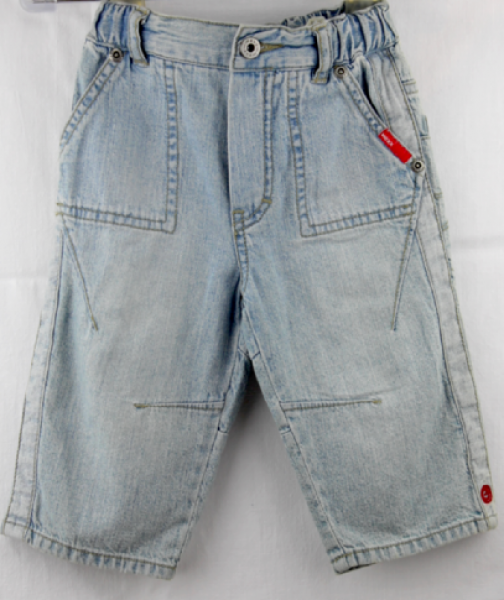 Mexx - Superweiche Sommer-Jeans  mit Rundum- Gummizugbund und Ziernähten  ( Größe: 68 )